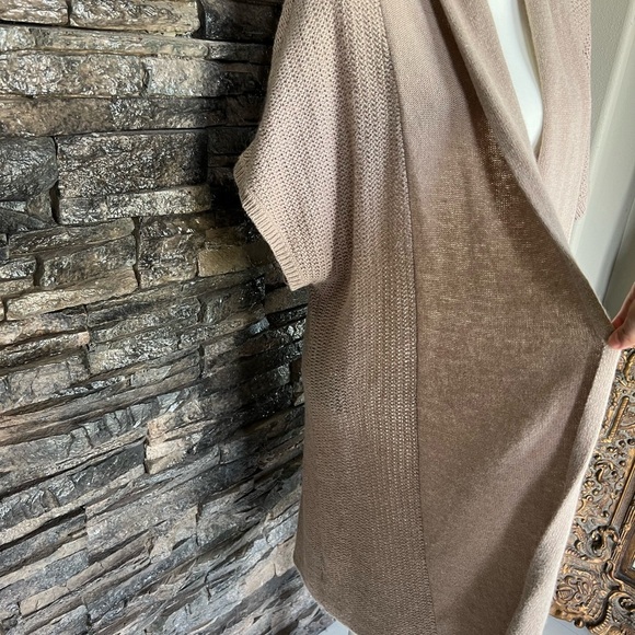 LOFT Tan Knit Cardigan - Picture 4 of 5